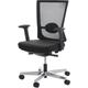 HHG - Chaise de bureau merryfair Forte, fauteuil de bureau, chaise pitovante ergonomique noir