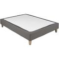 Terre De Nuit - Cache-sommier coton jersey taupe 200x200 - Taupe