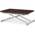 Intensedeco - Table basse relevable Philadelphia imitation Bois wenge - Wenge