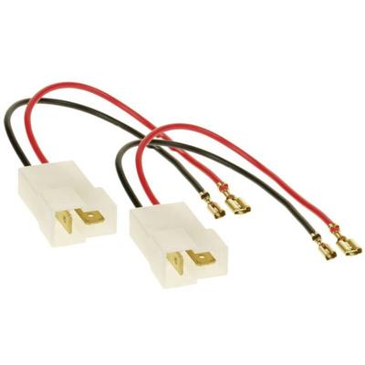 2 Cables adaptateurs haut-parleur compatible avec Alfa Ford Fiat Kia Lancia Opel Renault Subaru