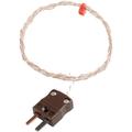 Rs Pro - Thermocouple type t ø 1/0.3mm, l 1m, +250°C max à Fiche mâle miniature ( Prix pour 1 )