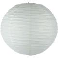 Lanterne boule papier blanc D35cm Atmosphera créateur d'intérieur - Blanc