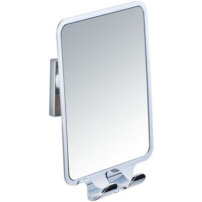 Wenko - Vacuum-Loc® Antibeschlagspiegel Quadro, Befestigen ohne bohren, Silber glänzend, Kunststoff Image