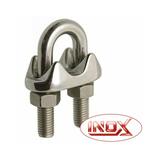 Serre-câble à étrier - inox - Di...