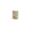 JPM - Serrure de sureté verticale à fouillot vega Jaune/Doré 70 Gauche Verticale 45 67 Bronze a