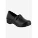 Extra Wide Width Women's Lyndee Slip-Ons by Easy Works by Easy Street® in Black Tool (Size 12 WW)