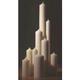 Wiedemann Kerzen Altarkerze Elfenbein 1000 x 90 mm, 1 Stück, Kerze mit Dornbohrung
