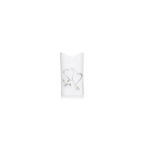 Wiedemann Hochzeitskerze verziert 205 x 110 mm, mit individueller Namensverzierung