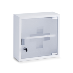 Zeller, Medizinschrank, Metall, weiß Image