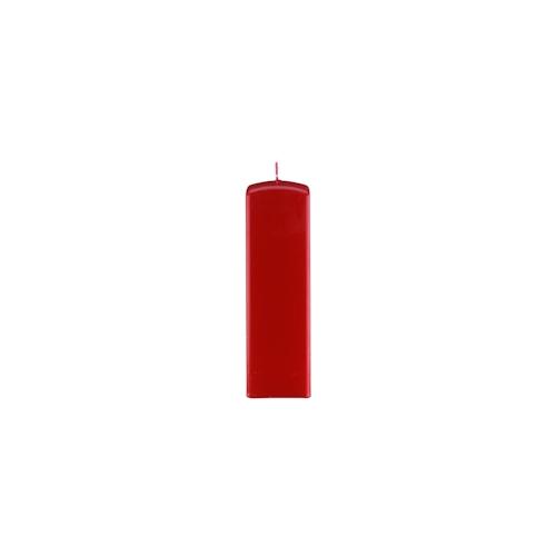 Kopschitz Kerzen Quadratische Kerzen (Quader Kerzen) Rot, 200 x 70 x 70 mm, 4 Stück