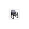 Boss Office Products Molded Mahogany Reception Chair Fabric - Gray