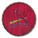 St. Louis Cardinals 24" Cracked Color Barrel Top Sign