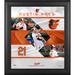 Austin Hays Baltimore Orioles Framed 15" x 17" Stitched Stars Collage