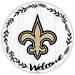New Orleans Saints 12" Welcome Circle Sign