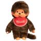 Monchhichi Garçon Bavoir Rouge 20 cm