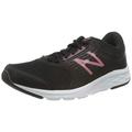 New Balance Women's 411 Running Shoes, Black/Pink, 6 UK Wide