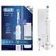 Oral-B Smart 4 Electric Toothbrushes For Adults, Mothers Day Gifts For Her / Him, App Connected Handle, 2 Toothbrush Heads & Travel Case, 3 Modes with Teeth Whitening, 2 Pin UK Plug, 4000N, White