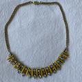 Anthropologie Jewelry | Anthropologie Necklace | Color: Silver/Yellow | Size: Os