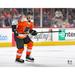 Joel Farabee Philadelphia Flyers Unsigned Orange Jersey Skating Photograph