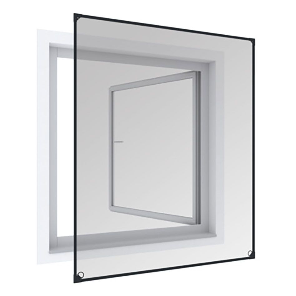 Windhager Insektenschutz mit Magnetrahmen anthrazit 100x120cm Image