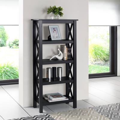 Dawes Bookcase by Linon Home Décor in Black