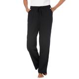 Plus Size Women's Knit Sleep Pant by Dreams & Co. in Black (Size M) Pajama Bottoms