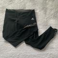 Adidas Pants & Jumpsuits | Adidas Climalite 3/4 Leggings | Color: Black/Gray | Size: M