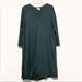 Anthropologie Dresses | Anthropologie Meadow Rue Draped Dress Teal Small | Color: Blue/Green | Size: S