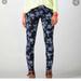 American Eagle Outfitters Jeans | American Eagle Blue Floral Jeggings...Size 4 | Color: Blue | Size: 4