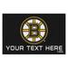 Boston Bruins 19'' x 30'' Personalized Accent Rug