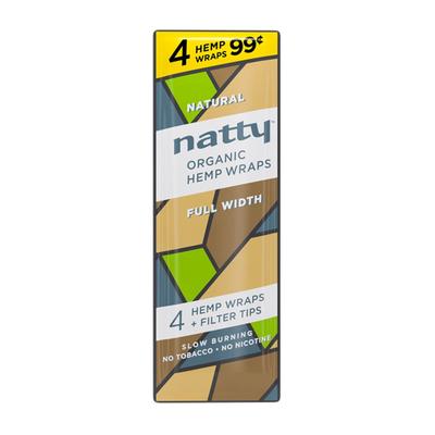 Natty Organic Hemp Natural Wraps