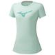 Mizuno Damen Core Graphic RB T-Shirt, Beach Glass, S