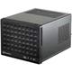 Silverstone SST-SG13B-C - Sugo Mini-ITX kompaktes Cube Gehäuse, Mesh-Frontblende, USB Typ C Anschluss am Front Panel, schwarz