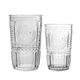 Bormioli Rocco Romantic Water Tumblers and Highball Cocktail Glasses - 305ml, 475ml - 12pc Set