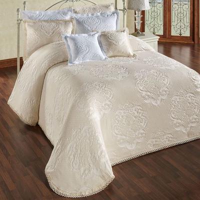 Portofino Grande Bedspread, California King, Ecru