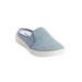 Women's The Camellia Slip On Sneaker Mule by Comfortview in Light Denim (Size 9 1/2 M)