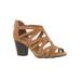 Women's Amaze Sandal by Easy Street® in Cognac (Size 9 M)