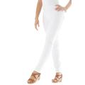 Plus Size Women's Stretch Denim Straight-Leg Jegging by Jessica London in White (Size 14 P) Jeans Legging