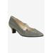 Women's Idenah Pump by J. Renee in Pewter Glitter (Size 7 1/2 M)