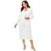 Plus Size Women's Single-Breasted Skirt Suit by Jessica London in White (Size 32) Set