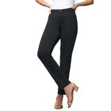 Plus Size Women's True Fit Stretch Denim Straight Leg Jean by Jessica London in Black (Size 20) Jeans