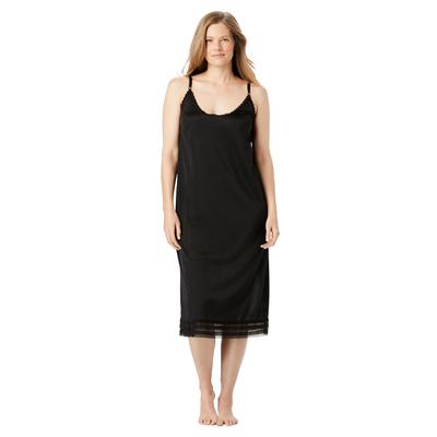 Plus Size Women's Snip-To-Fit Dress Liner by Comfort Choice in Black (Size 1X)