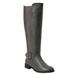 Women's The Milan Wide Calf Boot by Comfortview in Grey (Size 8 1/2 M)