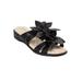 Extra Wide Width Women's The Paula Sandal by Comfortview in Black (Size 10 1/2 WW)