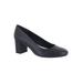 Wide Width Women's Proper Pumps by Easy Street® in Navy (Size 7 1/2 W)