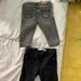 Zara Bottoms | Baby Girl Jeans | Color: Black/Gray | Size: 6-9mb