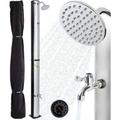 Arebos - Douche Solaire 37 L199cm avec thermomètre intégréincl.Capot de protection pommeau de