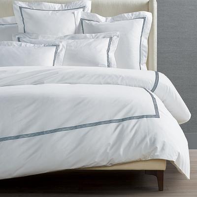 Ladder Stitch Bedding - Navy, Navy Sham, Euro Navy Sham - Frontgate Resort Collection™
