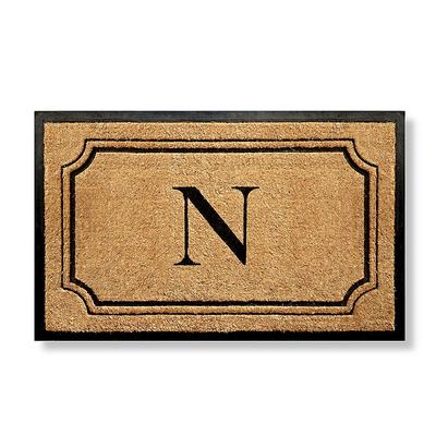 Pembrook Monogrammed Coco Door Mat - 36" x 72", B - Frontgate