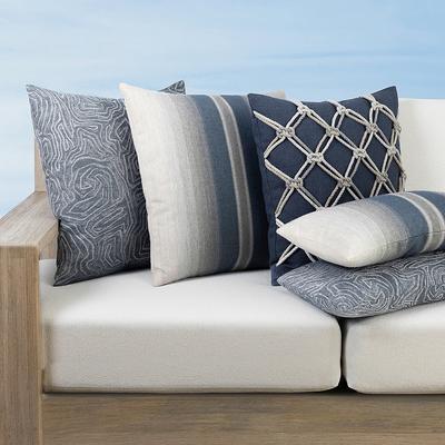 Piedmont Indoor/Outdoor Pillow Collection by Elaine Smith - Ombre, 20" x 20" Square Ombre - Frontgate